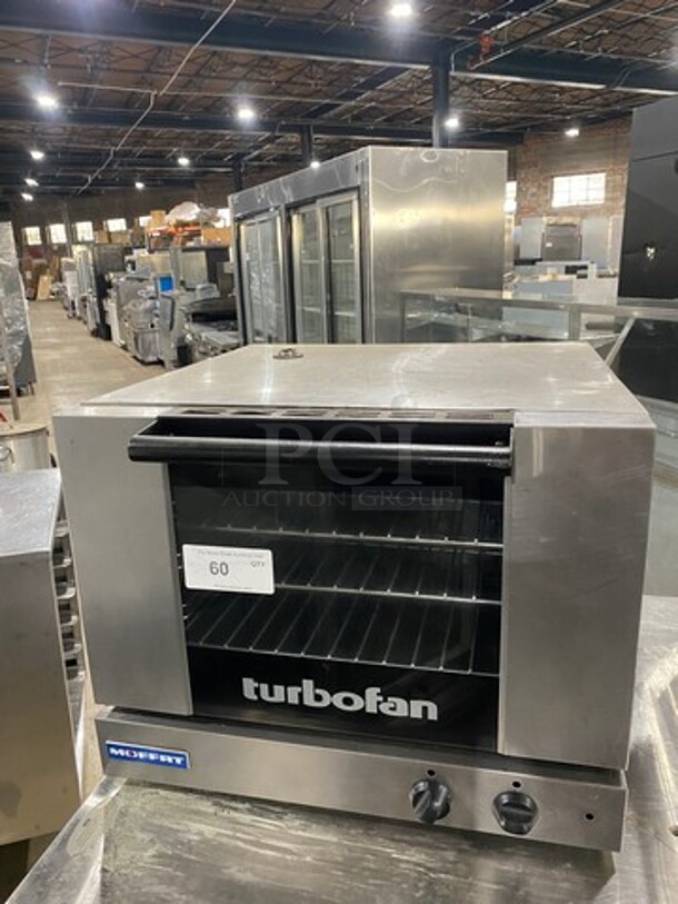 Turbofan Moffat Commercial Countertop Electric Powered Convection Oven! With View Through Door! Metal Oven Racks! All Stainless Steel! - Image 1 of 8