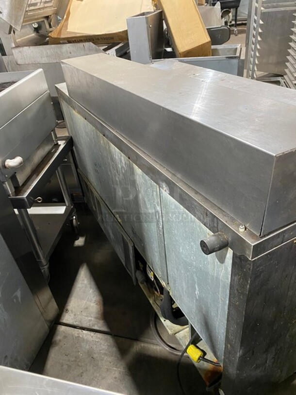 Beverage Air Commercial Refrigerated Sandwich Prep Table! With 2 Door Underneath Storage Space! With Poly Coated Racks! All Stainless Steel! On Casters! Model: SPE6012 115V 60HZ 1 Ph - Image 4 of 8