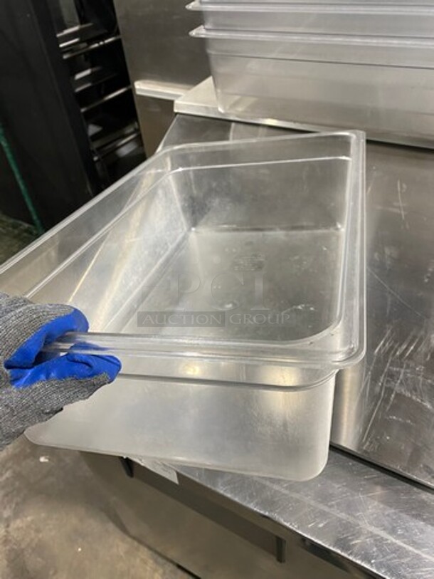 Cambro Clear Poly Food Pan! 1/1x6"! 7x Your Bid! - Image 7 of 8