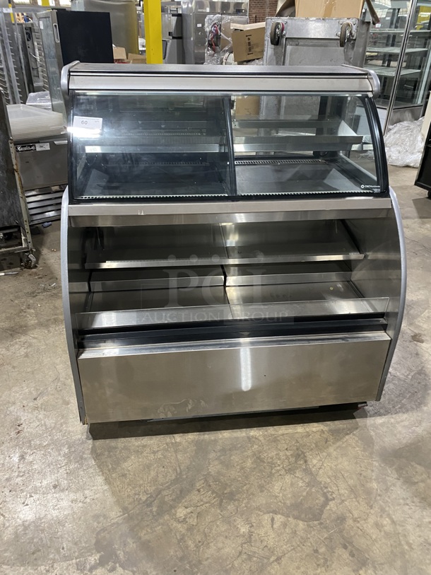 WOW! CSC All Stainless Steel Commercial Refrigerated Open/Display Case! MODEL: SBBR/DG45250-S4 SN:2057667 120V 1Ph! Remote Compressor/No Compressor!  - Image 1 of 7