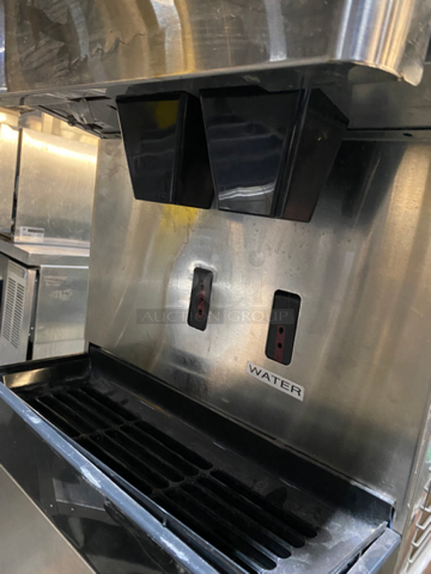 Hoshizaki Commercial Refrigerated Ice Maker/Dispenser And Water Dispenser! All Stainless Steel! On Legs! Model: DCM-270BAH-OS SN: T02447H 115/120V 60HZ 1 Phase - Image 6 of 6
