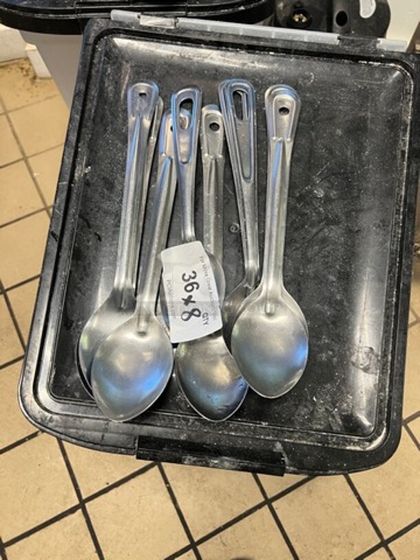 Assorted Size Serving Spoons! 8x Your Bid
