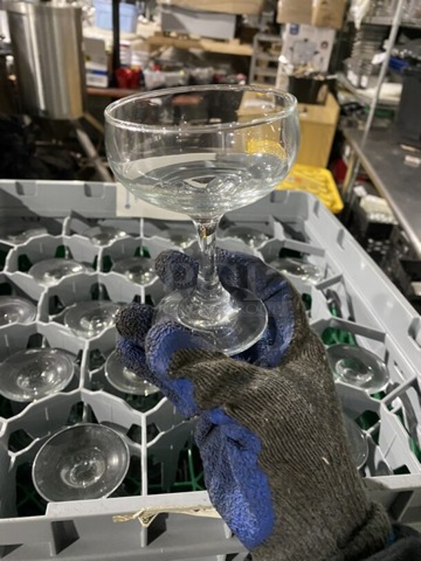 Glass Cocktail Glasses! 6 X Your Bid! - Image 3 of 5