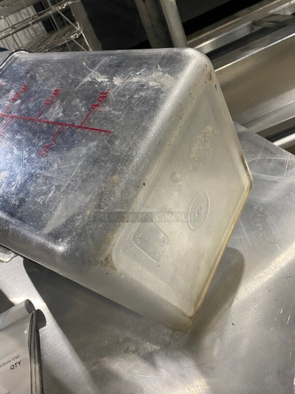Poly Food Storing Containers! - Image 3 of 5