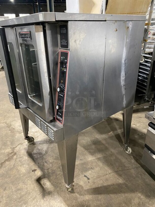 Garland Master 200 SERIES Commercial Electric Powered Convection Oven! With View Through Doors! Metal Oven Racks! All Stainless Steel! On Casters! WORKING WHEN REMOVED! Model: MCOES10S SN: 1106230001389 208V 60HZ 1 Phase - Image 2 of 8