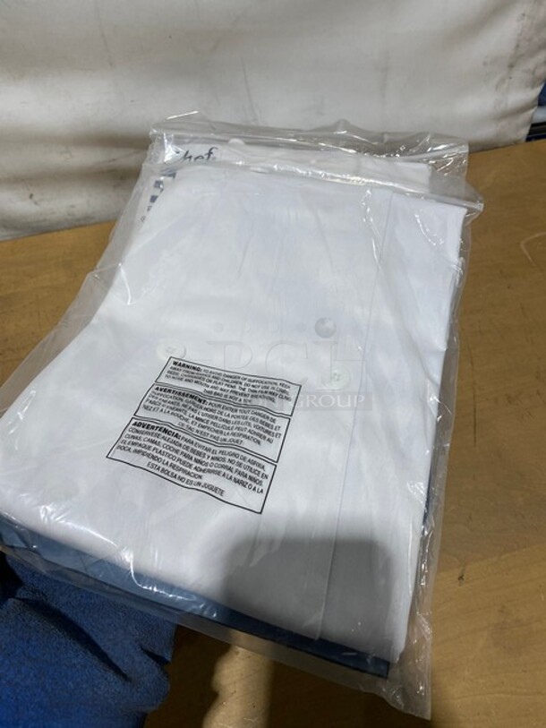 NEW! Chef Revival M White Chef Coats! 10X Your Bid!  - Image 3 of 5