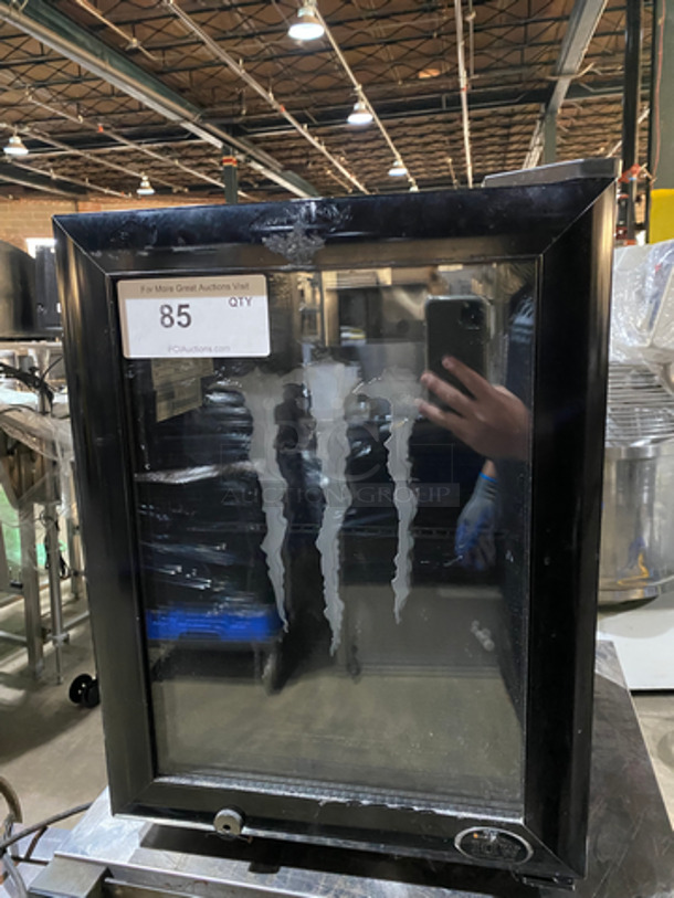 IDW Commercial Refrigerated Single Door Reach-In Mini Merchandiser! With View Through Door! Poly Coated Racks!Model: G-STYLE1 SN: S0581302020219 115V 60HZ 1 Phase