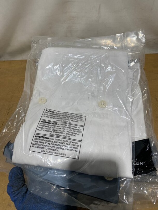 NEW! Chef Revival White S Chef Coats! 10X Your Bid!  - Image 3 of 5