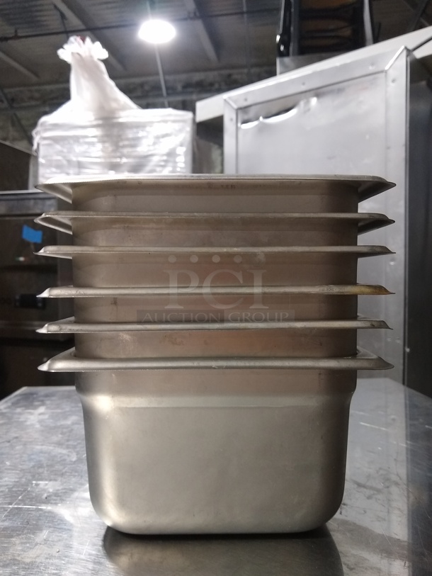 Winco Stainless Steel Square Size 6 Steam Pan - Image 2 of 3