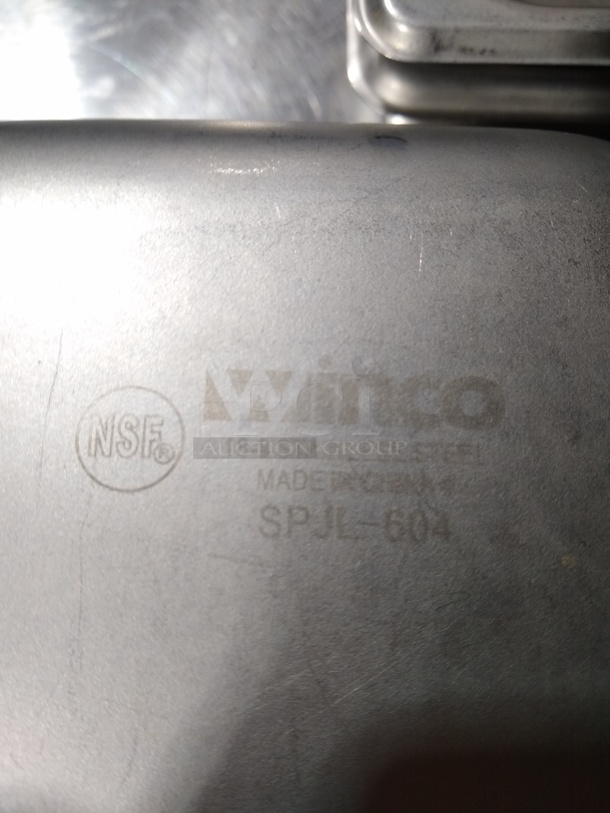 Winco Stainless Steel Square Size 6 Steam Pan - Image 3 of 3
