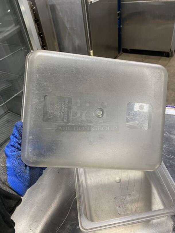 Winco Clear Poly Food Containers! 2x Your Bid! - Image 5 of 6