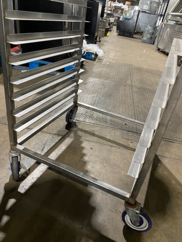 Channel Metal Commercial Pan Transport Rack! On Casters! - Image 4 of 6