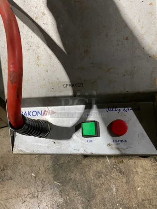 Bakon Commercial Countertop Manual Glaze Sprayer! Model: JELLYQUICK SN: 310992 115V - Image 9 of 9