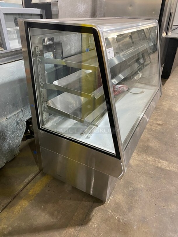 2017 Cooltech All Stainless Steel Commercial Floor Style Dry Display Case Merchandiser!  Model CMPH60HBD 120V! 1 Phase 60HZ!  - Image 2 of 8