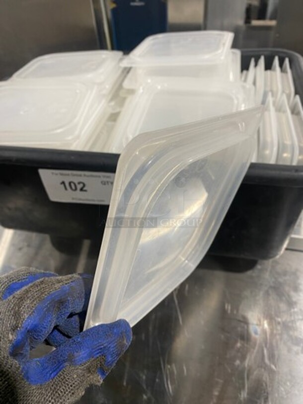 ALL ONE MONEY! Cambro Clear Poly Food Container Lids! - Image 7 of 7