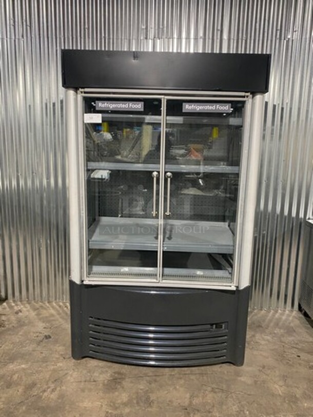 AHT Commercial Refrigerated Display Case Merchandiser! With 2 View Through Doors! Model MTL! 230V 1Phase! - Image 1 of 9