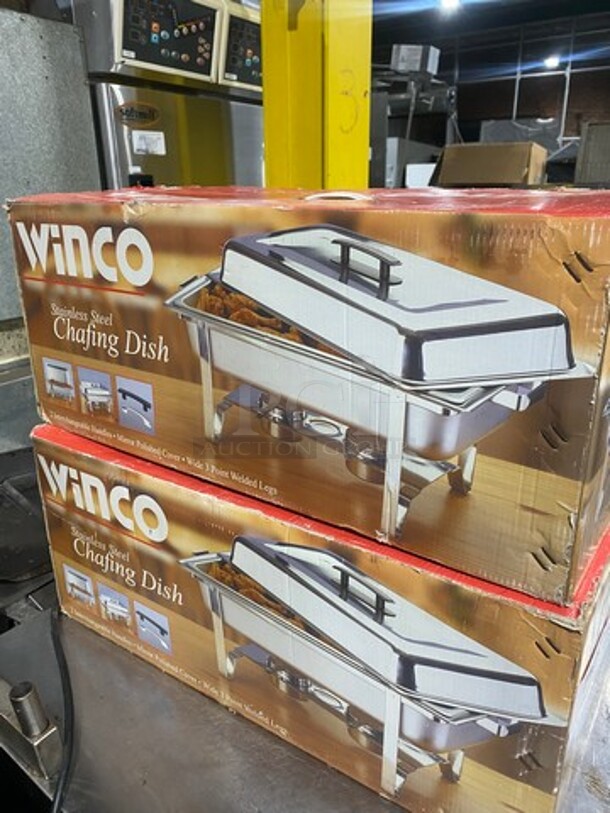 Winco Stainless Steel Chafing Dish! 3x Your Bid! - Image 5 of 5