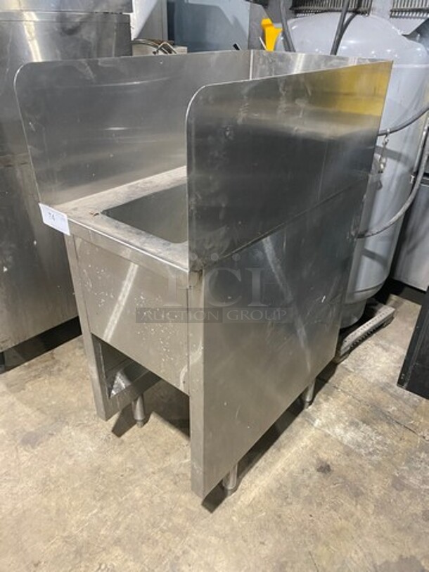 Stainless Steel Sink Single Compartment  Sink! With Back And Side Splashes! - Image 2 of 7