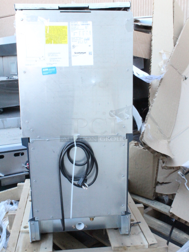 BRAND NEW SCRATCH & DENT! Scotsman HID312A - 1A Scotsman HID312A-1 Meridian Countertop Air Cooled Ice Machine and Water Dispenser - 12 lb. Bin Storage S/N: 23071320013785 16-1/4x24-3/8x35 - Image 8 of 8