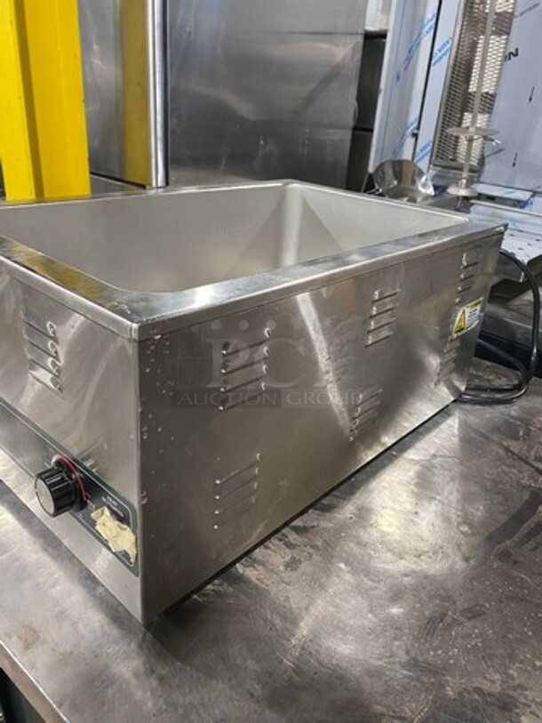 Winco Commercial Countertop Single Well Food Warmer! All Stainless Steel! MODEL FWS600 SN:FWS60010013001 120V - Image 2 of 8