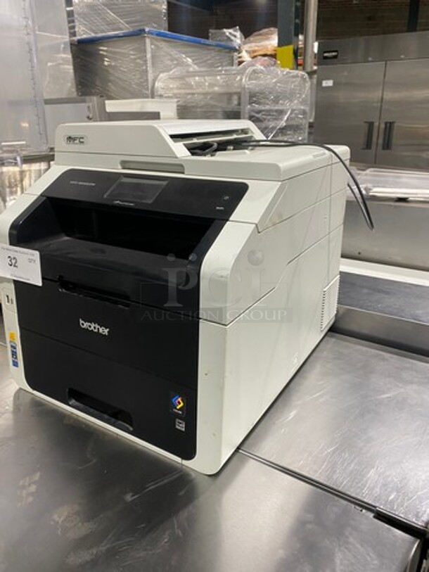 Brother Countertop Printer/ Scanner/ Fax/ Copy Machine! Model: MFC9340CDW SN: U63481D7J152428 110/120V - Image 2 of 8
