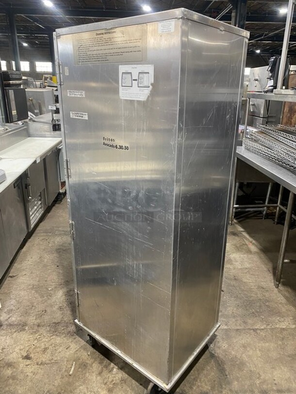 Lockwood! Enclosed Food Pan Rack! On Wheels! - Image 4 of 7