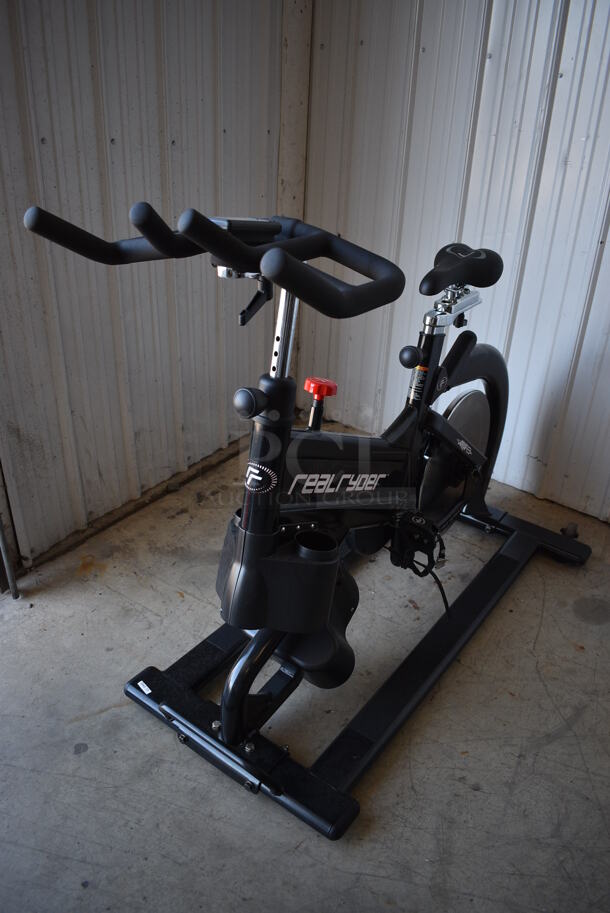 BRAND NEW! Real Ryder ABF8 Metal Commercial Floor Style Leaning Indoor Bike / Exercise Bicycle. Tested and Working!