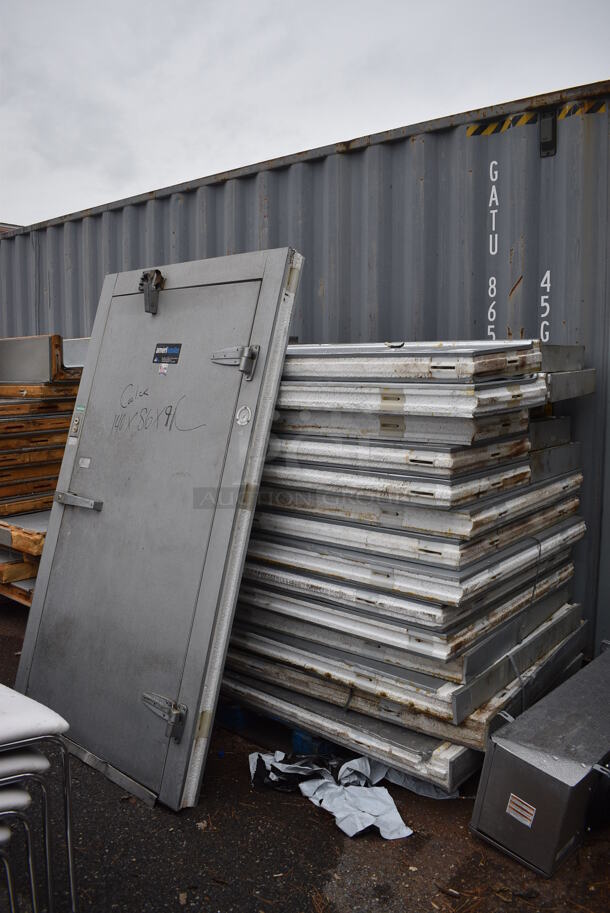 AmeriKooler 12'x7.5'x7.5' Walk In Cooler or Freezer Box w/ Condenser - Image 6 of 7