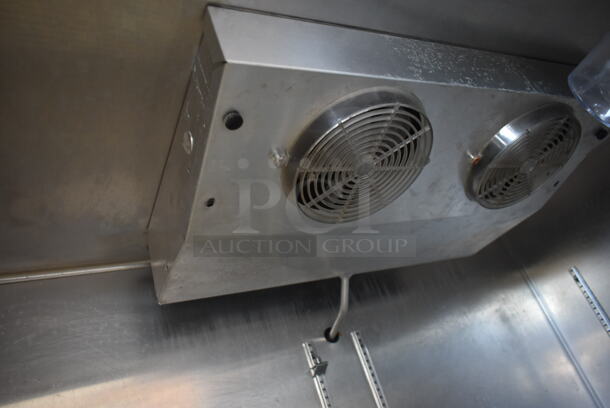 Continental 2F Stainless Steel Commercial Reach In Freezer w/ Poly Coated Racks on Commercial Casters. 115 Volts, 1 Phase. Tested and Working! - Image 6 of 8