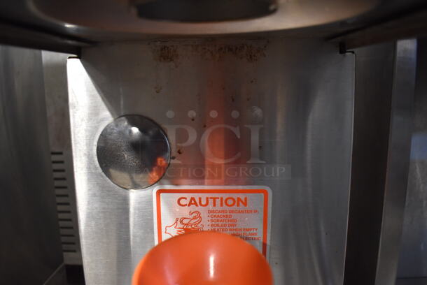 Bloomfield Stainless Steel Commercial 3 Burner Coffee Machine w/ Hot Water Dispenser, Poly Brew Basket and Coffee Pot. 8x20.5x19 - Image 6 of 6