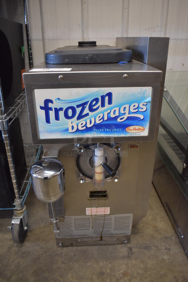 2011 Taylor 428-12 Stainless Steel Commercial Countertop Air Cooled Frozen Beverage Machine w/ Drink Mixer. 115 Volts, 1 Phase. 17x34x33