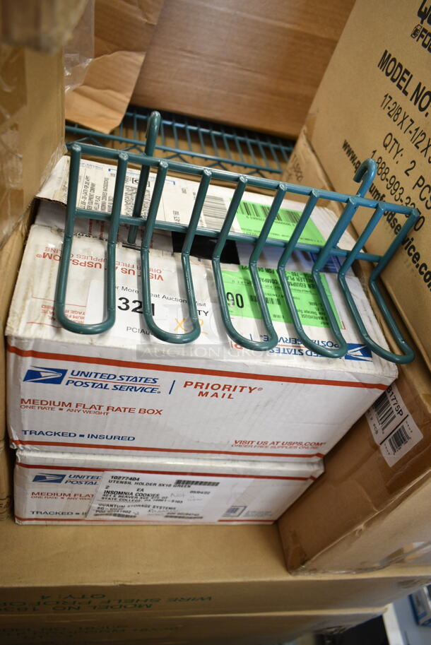 2 BRAND NEW! Quantum Green Finish Utensil Holders. 2 Times Your Bid! - Image 1 of 3