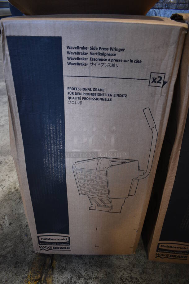 4 BRAND NEW IN BOX! Rubbermaid Green Poly Mop Bucket Wringing Attachments. 12x12.5x30. 4 Times Your Bid! - Image 5 of 5