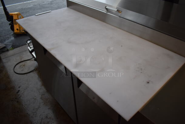 2019 Atosa MPF8202GR Stainless Steel Commercial Pizza Prep Table on Commercial Casters. 115 Volts, 1 Phase. 67x35x43. Tested and Working! - Image 5 of 9