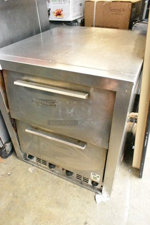 Bakers Pride P165 Stainless Steel Commercial Electric Powered 2 Deck Pizza Oven w/ Broken Cooking Stones. 208 Volts, 1 Phase.  - Image 2 of 6