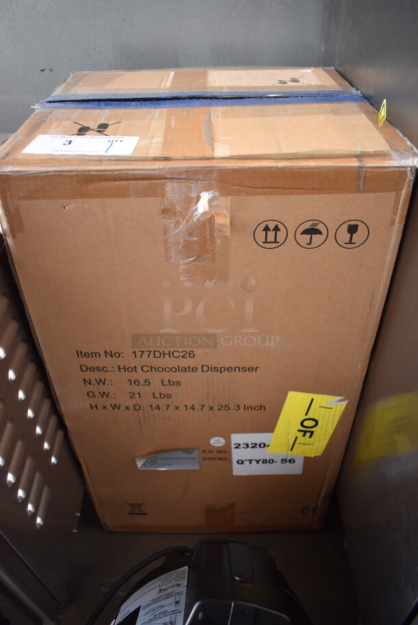 BRAND NEW IN BOX! Avantco DHC-26 Metal Countertop 2.6 Gallon Hot Beverage / Hot Topping Dispenser. 120 Volts, 1 Phase. 12x17x22. Tested and Working! - Image 6 of 7