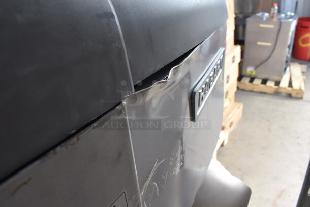 BRAND NEW SCRATCH AND DENT! Hobart HL600 Metal Commercial Floor Style 60 Quart Planetary Mixer w/ Stainless Steel Mixing Bowl, Bowl Guard, Whisk, Paddle and Dough Hook Attachments. 200-240 Volts, 1 Phase. - Image 12 of 12