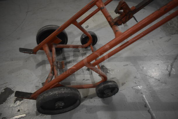 Red Metal Drum Truck for Barrels - Image 5 of 5