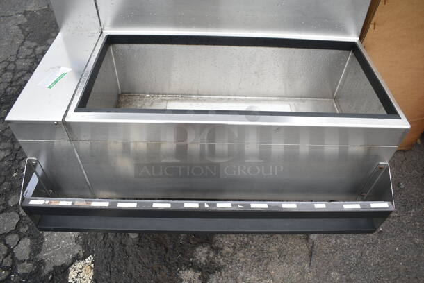 Glastender TBA-36-CP8 Stainless Steel Commercial Ice Bin w/ Cold Plate and Speedwell.  - Image 2 of 6