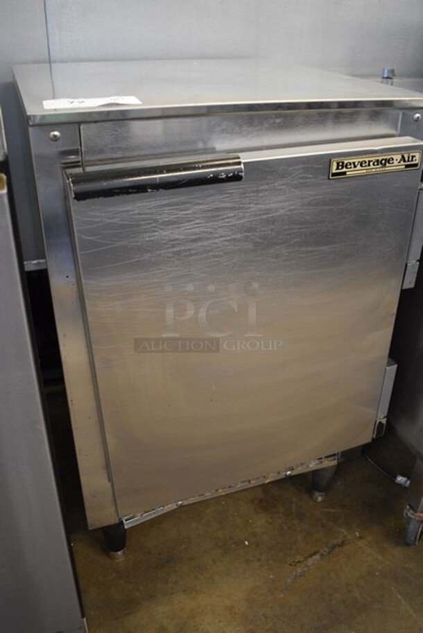 Beverage Air Model UCR20 Stainless Steel Commercial Single Door Undercounter Cooler. 115 Volts, 1 Phase. 20x23x31. Tested and Working! - Image 3 of 5