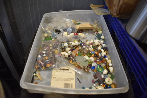 ALL ONE MONEY! Lot of Various Items Including Metal Bins and Decorative Stones - Image 2 of 5