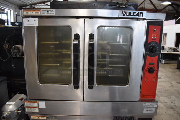 2 Vulcan VC5GD-11D1 Stainless Steel Commercial Gas Powered Full Size Convection Oven w/ View Through Doors, Metal Oven Racks and Thermostatic Controls. 2 Times Your Bid! - Image 2 of 11