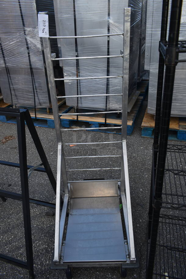 Metal Commercial Fry Basket Dolly on Commercial Casters. 
