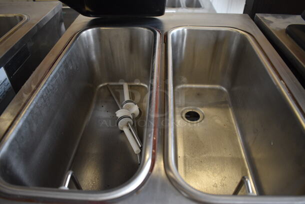 2013 Stoelting Model F231-309I2-AD1 Stainless Steel Commercial Floor Style Air Cooled 2 Flavor w/ Twist Soft Serve Ice Cream Machine on Commercial Casters. 208-240 Volts, 3 Phase.  - Image 6 of 7
