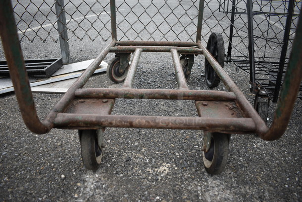 Metal Cart on Commercial Casters. 18x43x38 - Image 3 of 3