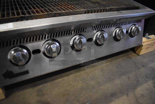Star Holman Stainless Steel Commercial Countertop Natural Gas Powered Charbroiler Grill. 36x31x18 - Image 5 of 6