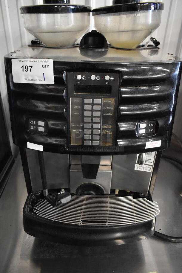 Schaerer SCA1 Coffee Art Plus Automatic Coffee Espresso Machine w/ 2 Hoppers and Steam Wand. 240 Volts, 1 Phase.  - Image 3 of 7