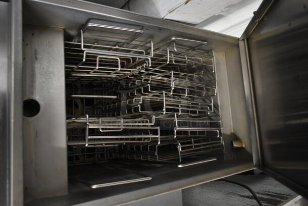 Imperial IRT-14-G-BM Stainless Steel Commercial Floor Style Natural Gas Powered Rethermalizer on Commercial Casters. 105,000 BTU.  - Image 3 of 6