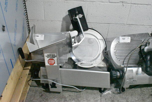 Bizerba GSP H Stainless Steel Commercial Countertop Meat Slicer. 120 Volts 1 Phase. Tested and Working!  - Image 4 of 6