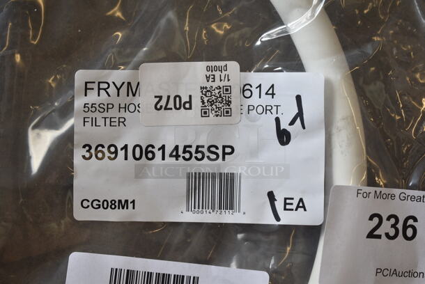 BRAND NEW SCRATCH AND DENT! Frymaster 1061455SP Hose Assy,Nozzle Port. Filter - Image 3 of 4